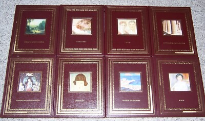 easton press GLORIOUS ART 8 vols Michelangelo Renoir Pompei Gauguin Pharaohs-image