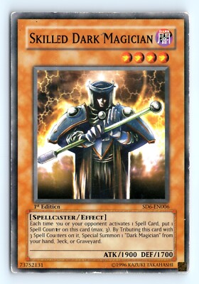 Yu-Gi-Uh Skilled Dark Magician #SD6-EN006 Spellcaster's Judgment tcg LP-image