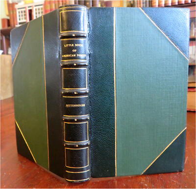 Little Book of American Poets Collected Poems 1915 lovely leather book-image