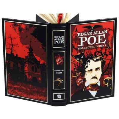 EDGAR ALLAN POE: COLLECTED WORK - Fall of the House of Usher &more Leather Bound-image