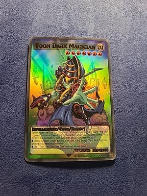 Toon Dark Magician Holo Style NM Secret Rare Foil Card Yugi-image