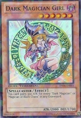 Dark Magician Girl - DT06-EN064 - Super Rare - Duel Terminal x1 - Lightly Played-image