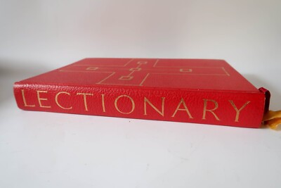 New VINTAGE from 1965 LECTIONARY Leather Bound English Mass BENZIGER BROS-image