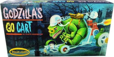 Skill 2 Model Kit Godzilla's Go Cart Model Kit by Polar Lights-image