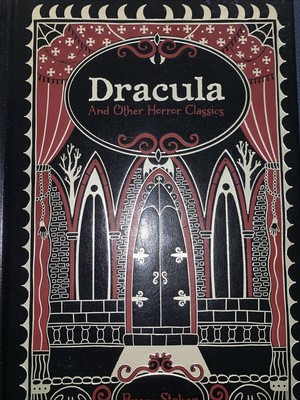 Dracula and other horror classics Bram Stoker Hardcover Leather Collectible Book-image