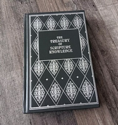 Vintage 1987 The Treasury Of Scripture Knowledge R.A. Torrey Bible Study Leather-image
