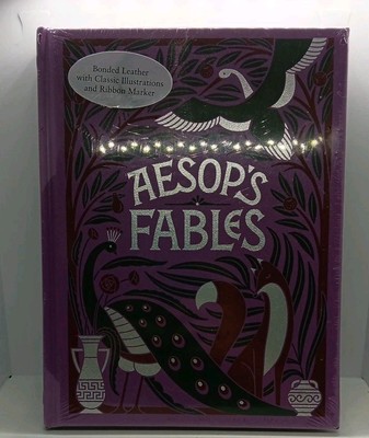 Aesop's Fables Illustrated by Rackham Crane New Sealed Leather Bound Collectible-image