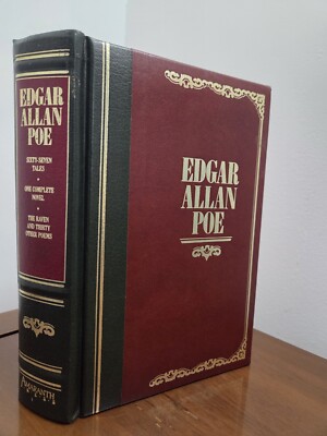 Edgar Allan Poe Masters Library Bonded Leather Amaranth Press Hardcover -image