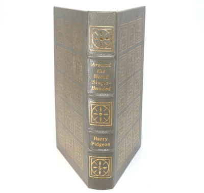 The Easton Press Around the World Single Handed by Pidgeon Leather Bound-image