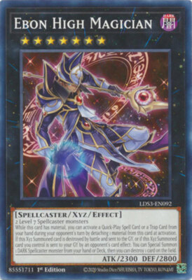 Yugioh! Ebon High Magician - LDS3-EN092 - Common - 1st Edition Near Mint, Englis-image