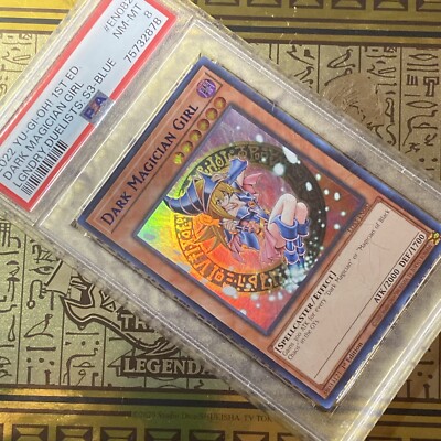 Yu-Gi-Oh! TCG PSA 8 2022 Dark Magician Girl LDS3--EN082-image