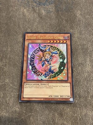 Yugioh Dark Magician Girl YGLD-ENB03 Ultra Rare Holo NM-image