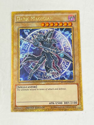 2017 Yu-Gi-Oh Yugioh Limited Edition Dark Magician Holo MVP1-ENGV3 L1-image