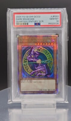 Dark Magician QCCU-JP001 - 25th Secret Rare - PSA 10 GEM MINT/Japanese/Yu-Gi-Oh!-image