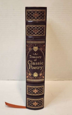 A Treasury of Classic Poetry Leather Bound By Barnes & Noble 2014 Hardcover-image