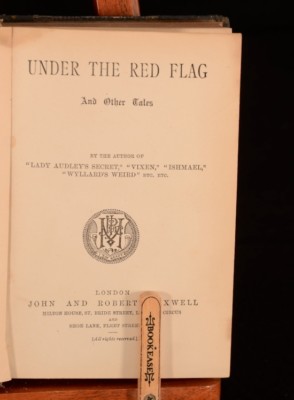 c1887 Under the Red Flag Mary Elizabeth Braddon Scarce Short Stories-image