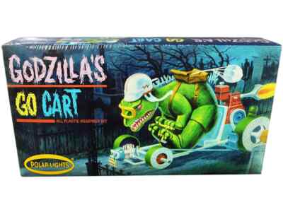 Skill 2 Model Kit Godzilla's Go Cart Model Kit by Polar Lights-image
