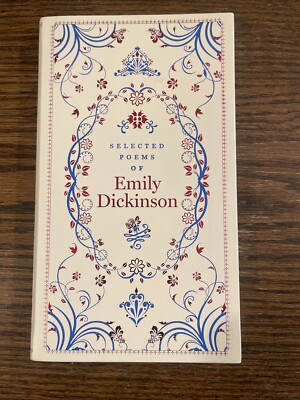 Poems of Emily Dickinson Leather bound Collectible Deluxe Pocket Size Gold Bind-image