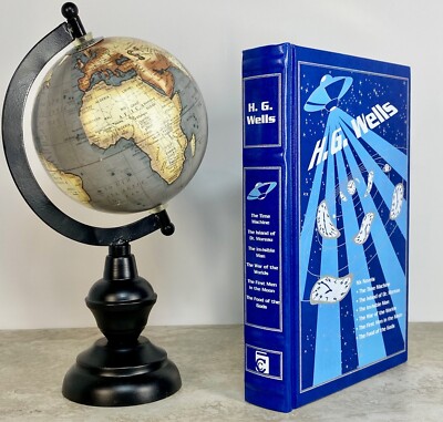 H. G. Wells Collection Time Machine, Moreau, etc. (Leather-Bound Classics) NEW-image