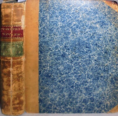 1821 -SLAVERY/ARCTIC EXPLORATION- QUARTERLY REVIEW Vintage Leather Magazine Book-image