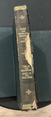 1915 WITH THE WORLDS PEOPLE Ridpath Vol 1 Time Of The Beginning History Man Eden-image