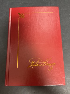 The Rose Madder Stephen King Red Leather Library Edition Hardcover Viking 1995-image