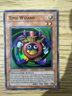 Time Wizard DB2-EN038 Unlimited Dark Beginning 2 Yu-Gi-Oh-image