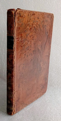 ANTIQUE LEATHER BOOK THE PLEASURE OF HOPE POETRY BOOK BY THOMAS CAMPBELL 1801-image