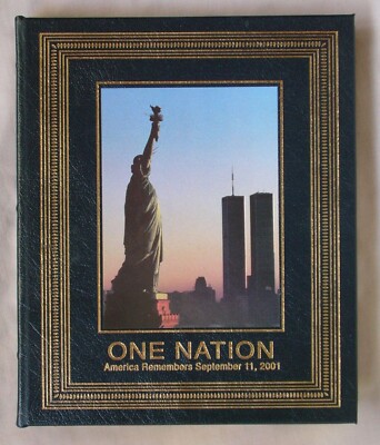 LIFE ONE NATION America Remembers September 11, 2001 LEATHERBOUND EASTON PRESS-image