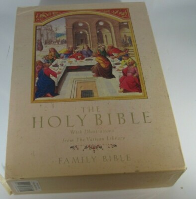 Holy Bible w/Illustrations from the Vatican Library Leather-bound 2nd Edition -image