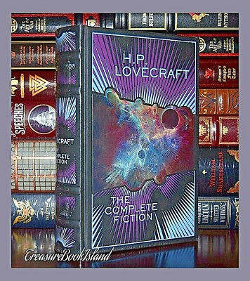 NEW Complete Fiction of H.P. Lovecraft Sealed Leather Collectible Hardcover-image