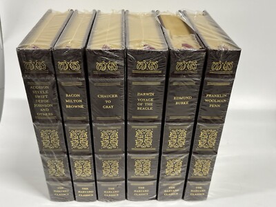 Harvard Classics Lot (Grolier) 16 Volumes  Leather-image