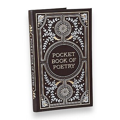 Pocket Book of Poetry Pocket Size 7x4 Collectible Leather Bound Deluxe Gift-image