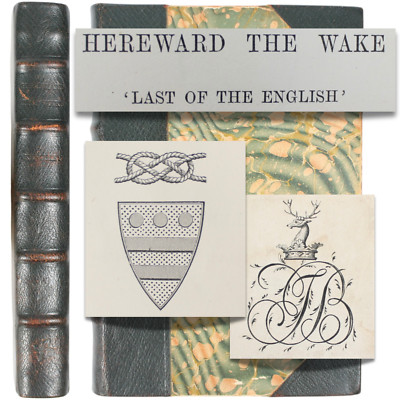 HEREWARD THE WAKE Legend Outlaw Norman Resistance Bourne Family Descendants 1898-image