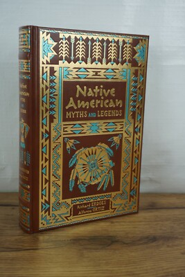 Native American Myths and Legends Leatherbound Collectible Hardcover Book NEW-image