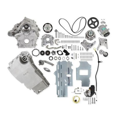 Holley 20-345 Godzilla High-Mount Accessory Drive - For F100 Swap - Natural-image