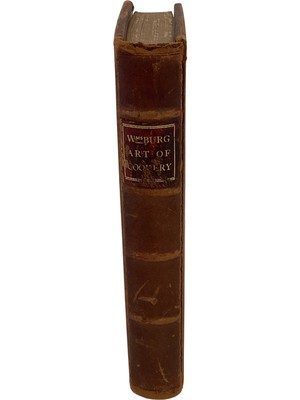 Williamsburg Art of Cookery Leather Bound 1947 Edition Collectable Book-image