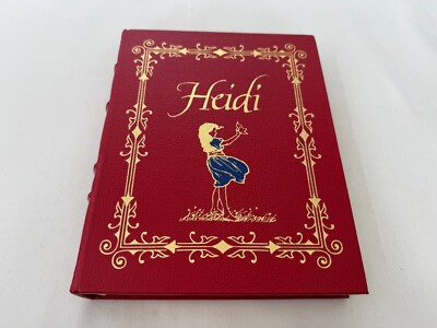 Easton Press HEIDI Johanna Spyri 1ST 1986 LEATHER FINE Jessie Willcox Smith RARE-image