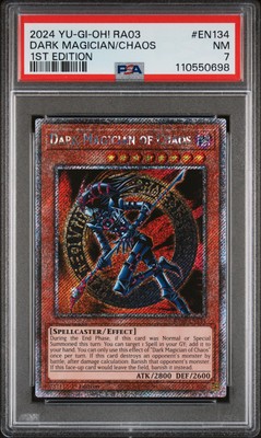 2024 YU-GI-OH! QUARTER CENTURY BONANZA 1ST EDITION DARK MAGICIAN OF CHAOS PSA 7-image