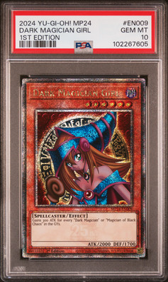 2024 YU-GI-OH! MP24-25TH ANV TIN: DUELING MIRRORS DARK MAGICIAN GIRL PSA 10-image