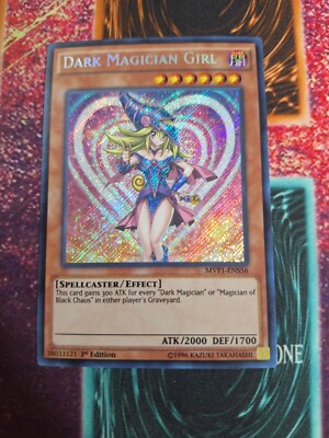 Yu-Gi-Oh! TCG Dark Magician Girl MVP1-ENS56 Secret Rare 1st Edition Near Mint-image