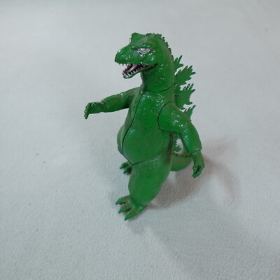 Godzilla Aurora 1964 Model Kit Built Universal Monsters Painted Green Monster-image