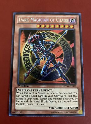 Yugioh - Dark Magician of Chaos LCYW-EN026  1st Edition SECRET NM X1-image