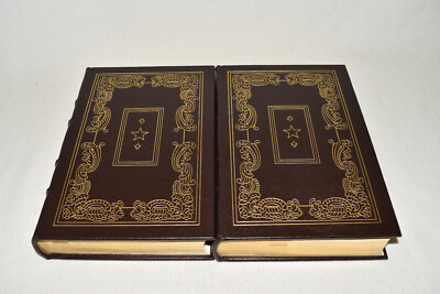 Easton Press 2V TEXAS James Michener LEATHER 1ST Space Hawaii Centennial Alaska!-image
