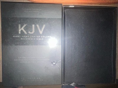 THOMAS NELSON KJV BIBLE PREMIER COLLECTION SINGLE COLUMN GOATSKIN LEATHER-image