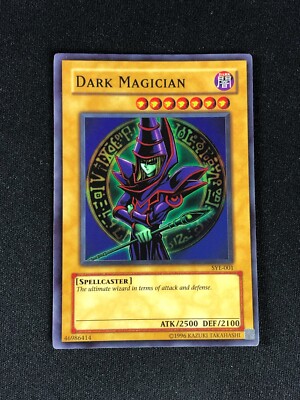 YUGIOH DARK MAGICIAN SYE-001 SUPER HP/CREASES-image