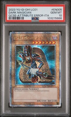 2023 Yu-Gi-Oh! Dark Magician LC01-EN005 Quarter Century Rare PSA 10-image