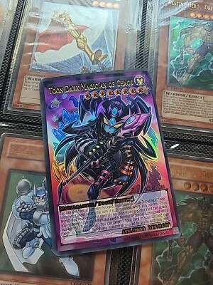 TOON DARK MAGICIAN OF CHAOS MINT/NM YUGIOH!-image