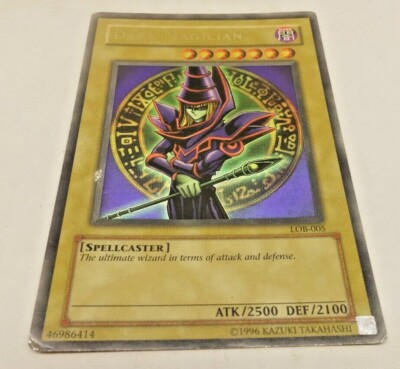 YUGIOH DARK MAGICIAN LOB-005 ULTRA RARE-image