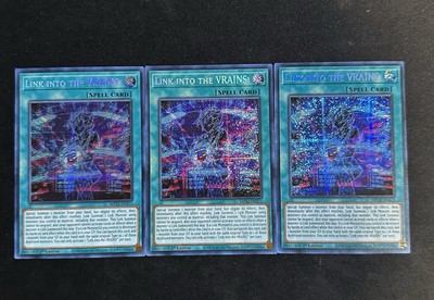 Yugioh 3x Link into the VRAINS! MP22-EN271 Secret Rare 1st Edition Mint!-image